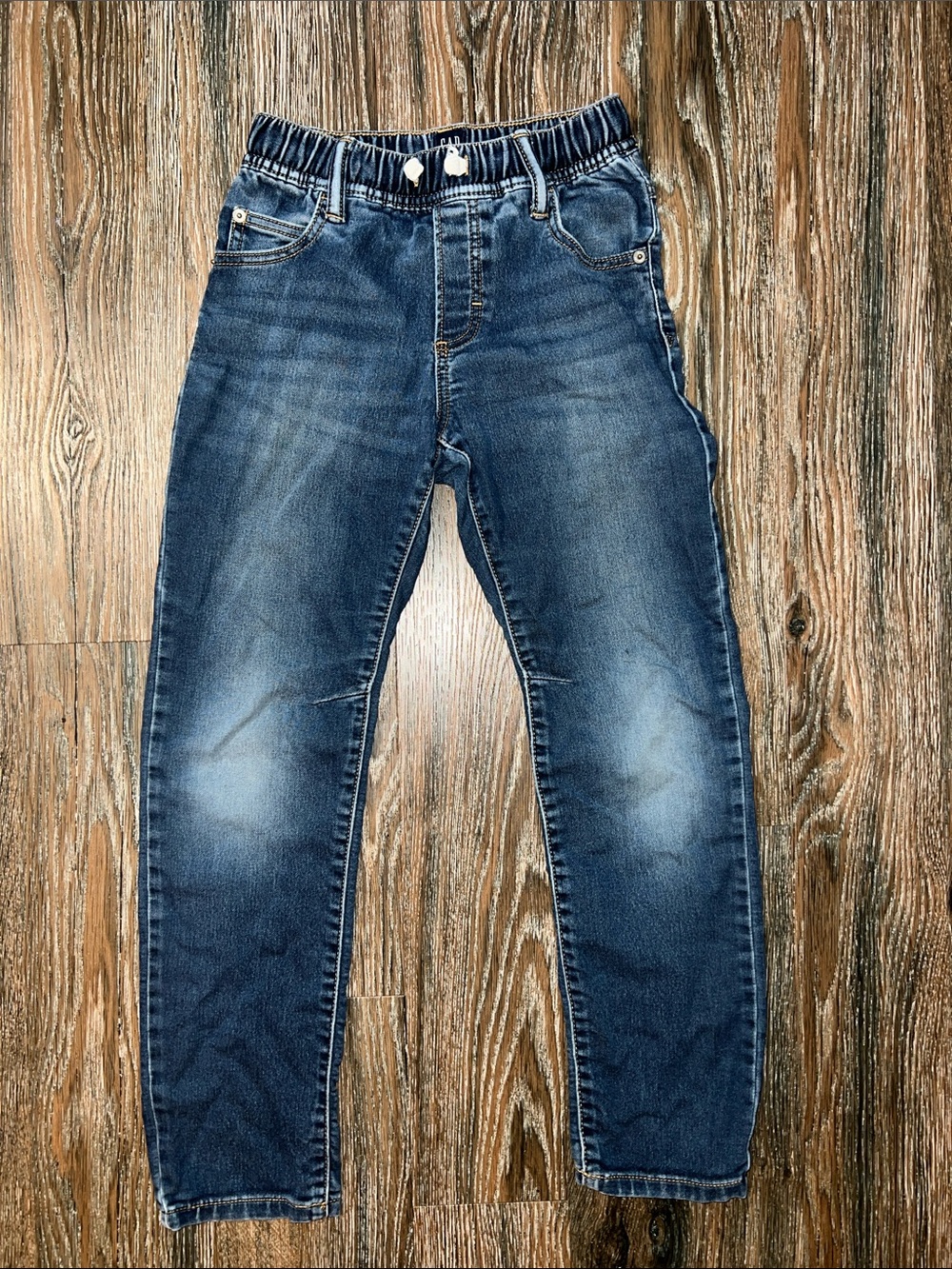 GAP Boys Dark Blue Elastic Waist Jeans